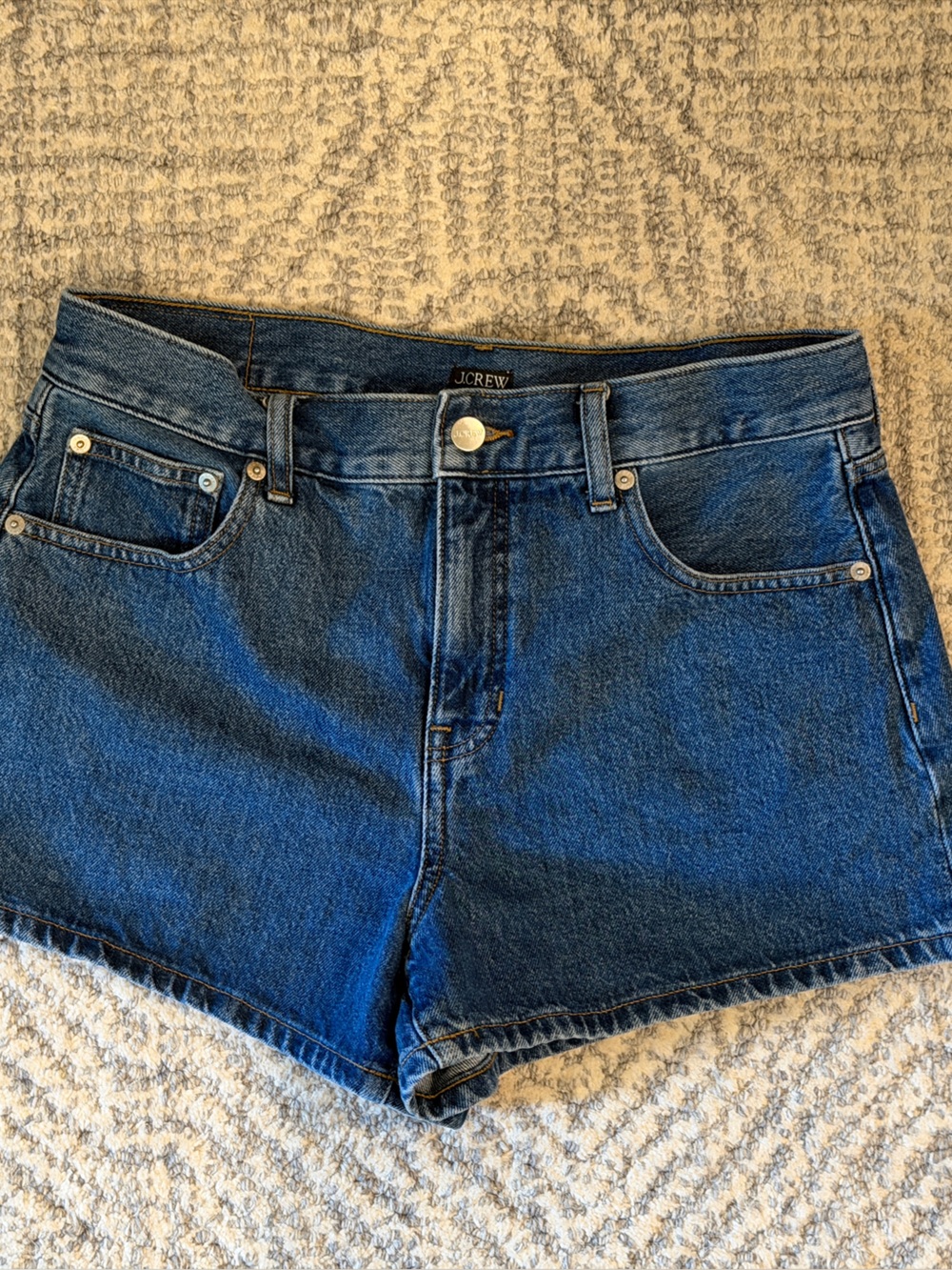 Denim High-Rise Women’s Shorts - Blue
